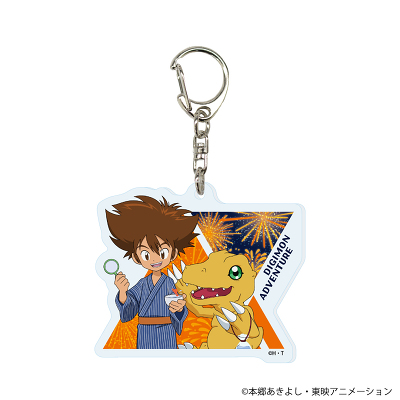 デジモンアドベンチャー」TRアクリルキーホルダー14/浴衣ver.(全