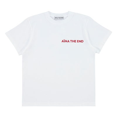 【送料無料/即納】  アイナ・ジ・エンド：より新しいAiNA THE END Tシャツ（ホワイト アイドル
