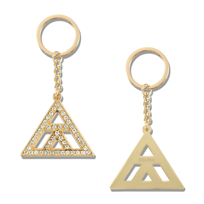 RHINESTONE KEYRING�iGOLD�j