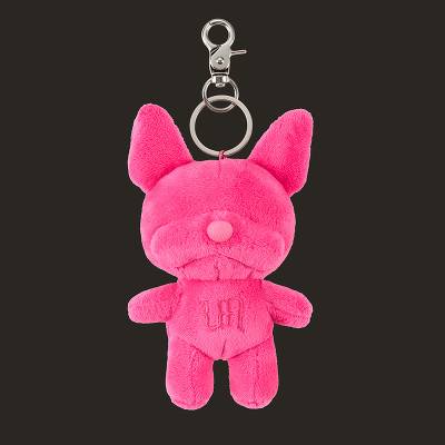 unmaru“keyring” pink×black