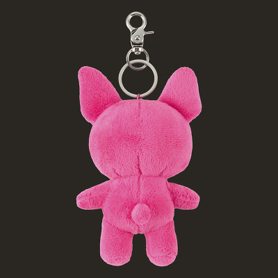 unmaru“keyring” pink×black