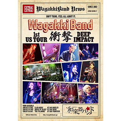 uWagakkiBand 1st US Tour Ռ -DEEP IMPACT-v񐶎YՁiDVD2g+X}v[r[j