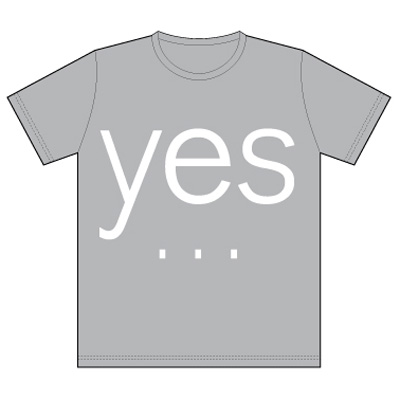 commmons YES/NO T-Shirt グレー
