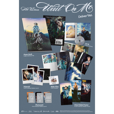 【韓国盤】The 4th Mini Album 'Wait On Me' (Photobook Ver. / 2種ランダム[Driver Ver. / Ruler Ver.])