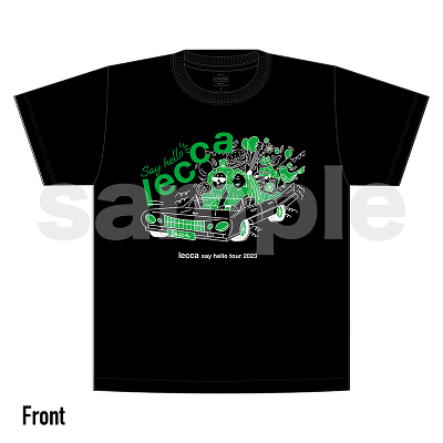[ say hello ]T-シャツ（BLACK）