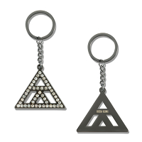 RHINESTONE KEYRING�iBLACK�j