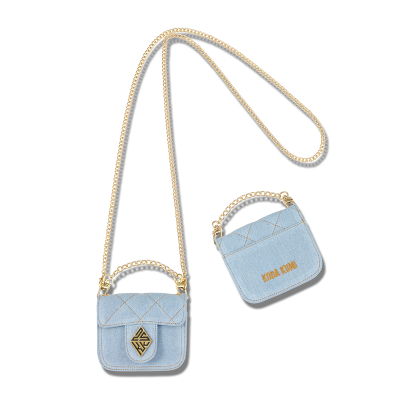 DENIM MINI POUCH�iLIGHTBLUE�j