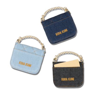 DENIM MINI POUCH�iLIGHTBLUE�j
