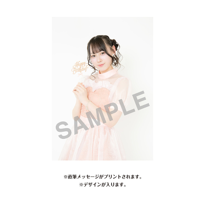 南澤恋々 生誕記念Tシャツ(XL)&メッセージ入り生写真(2026年10月度)