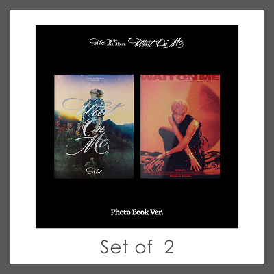 《2種セット》【韓国盤】The 4th Mini Album 'Wait On Me' (Photobook Ver. [Driver Ver. / Ruler Ver.] )