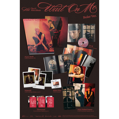 《2種セット》【韓国盤】The 4th Mini Album 'Wait On Me' (Photobook Ver. [Driver Ver. / Ruler Ver.] )