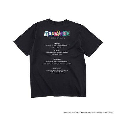 treasure specialmoment tシャツ SPECIAL MOMENT TOUR Tシャツ（BLACK）｜TREASURE｜mu-moショップ
