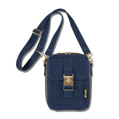 DENIM SHOULDER BAG�iINDIGO�j