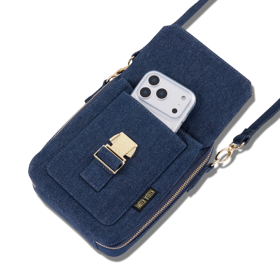 DENIM SHOULDER BAG�iINDIGO�j