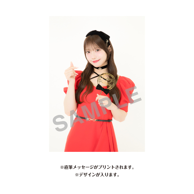 仲村和泉 生誕記念Tシャツ(XXL)&メッセージ入り生写真(2026年3月度)