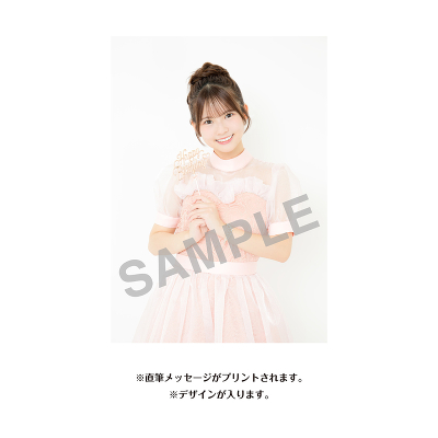 原優寧 生誕記念Tシャツ(L)&メッセージ入り生写真(2026年11月度)