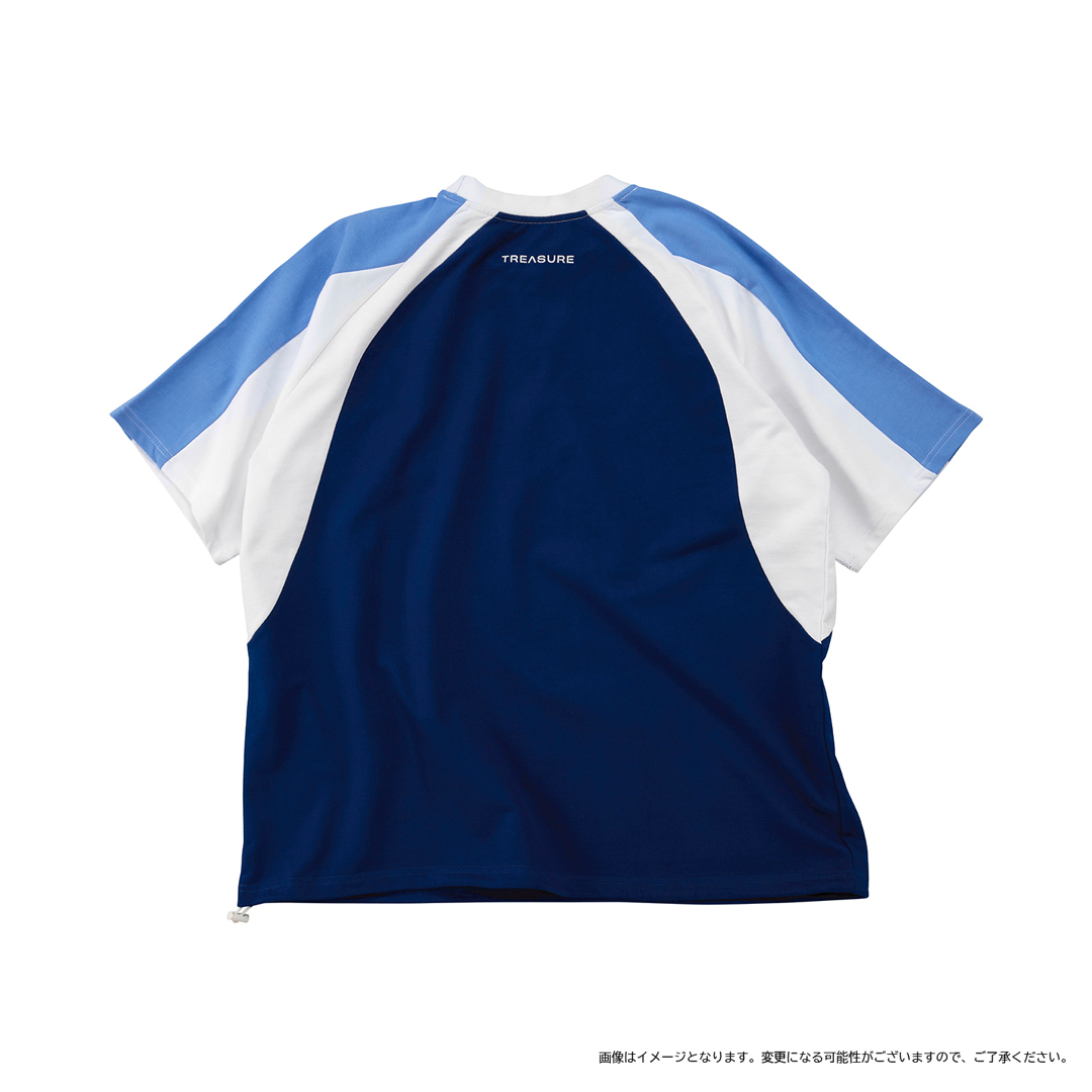 ディズニープリンセスのベビーグッズも大集合 TREASURE：バイカラー スウェットシャツ（NAVY） GOODS ウォームアップウェア