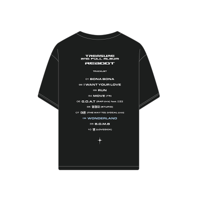 Tシャツ（BLACK）｜TREASURE｜mu-moショップ