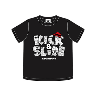 K&S COMIC T/S LOGO KIDS_BLACK_110