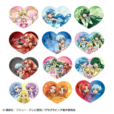ぴちぴちピッチ キャラバッジコレクション　ツリービレッジ ぴちぴちピッチ パールボイスショータイムカフェ in ツリー