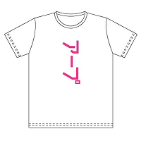 YMO楽器Tシャツ「アープ」白ボディ×蛍光ピンクプリント