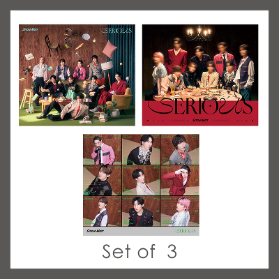 《3形態セット》SERIOUS【初回盤A(CD+DVD)】【初回盤B(CD+DVD)】【通常盤(CD)】