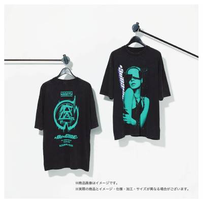 VISUAL TEE  -BLACK-iSj