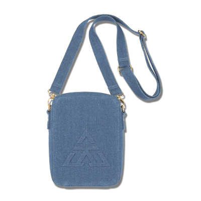 DENIM SHOULDER BAG�iBLUE�j