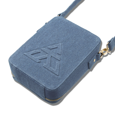 DENIM SHOULDER BAG�iBLUE�j