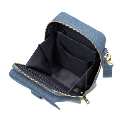 DENIM SHOULDER BAG�iBLUE�j