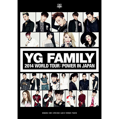 YG FAMILY WORLD TOUR 2014 -POWER- in Japan（3枚組DVD）