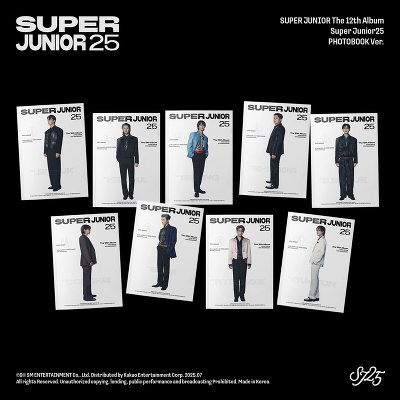 韓国盤】The 12th Album'Super Junior25'(PHOTOBOOK Ver./9種