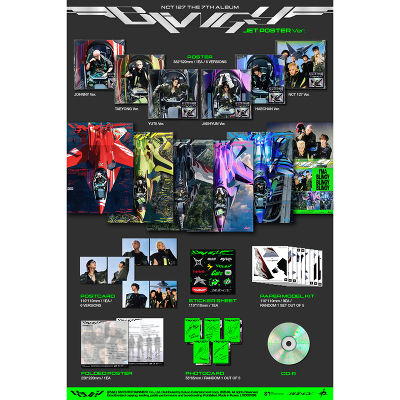 �s�O���[�v�T�C�����t�y�؍��ՁzThe 7th Album 'BLINGY'�yJET Poster Ver.(6�탉���_��)�z
