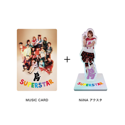 �s���񐶎Y����tSUPERSTAR�yNiiNA Ver.�z(MUSIC CARD�{GOODS)