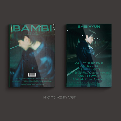 【韓国盤】3rd Mini Album ‘Bambi’ 【Photo Book Ver. (CD)】＜Night Rain Ver.＞