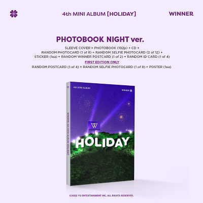 韓国盤】HOLIDAY (CD) [PHOTOBOOK NIGHT ver.]｜WINNER｜mu-mo