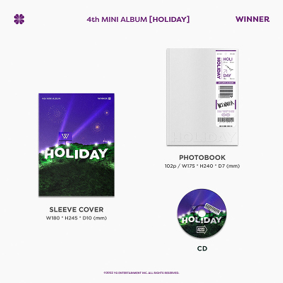韓国盤】HOLIDAY (CD) [PHOTOBOOK NIGHT ver.]｜WINNER｜mu-mo
