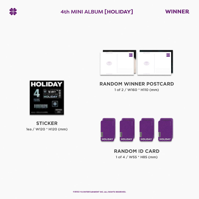 韓国盤】HOLIDAY (CD) [PHOTOBOOK NIGHT ver.]｜WINNER｜mu-mo