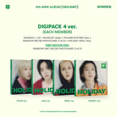 y؍ՁzHOLIDAY (CD) [DIGIPACK / JINU ver.]