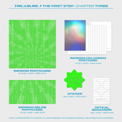 TREASURE：【韓国盤】THE FIRST STEP : CHAPTER THREE(CD)＜WHITE Ver 