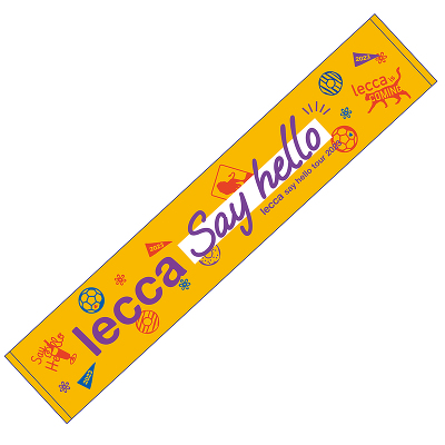 say hello ]マフラータオル｜lecca｜mu-moショップ