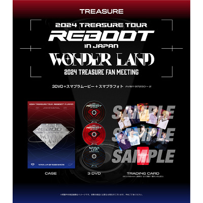 特典：オリジナルフォトカード付》2024 TREASURE TOUR [REBOOT] IN JAPAN + 2024 TREASURE FAN  MEETING~WONDERLAND~（3DVD）｜TREASURE｜mu-moショップ