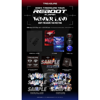 特典：オリジナルフォトカード付》【初回生産限定】2024 TREASURE TOUR [REBOOT] IN JAPAN + 2024 TREASURE  FAN MEETING~WONDERLAND~（3Blu-ray）｜TREASURE｜mu-moショップ