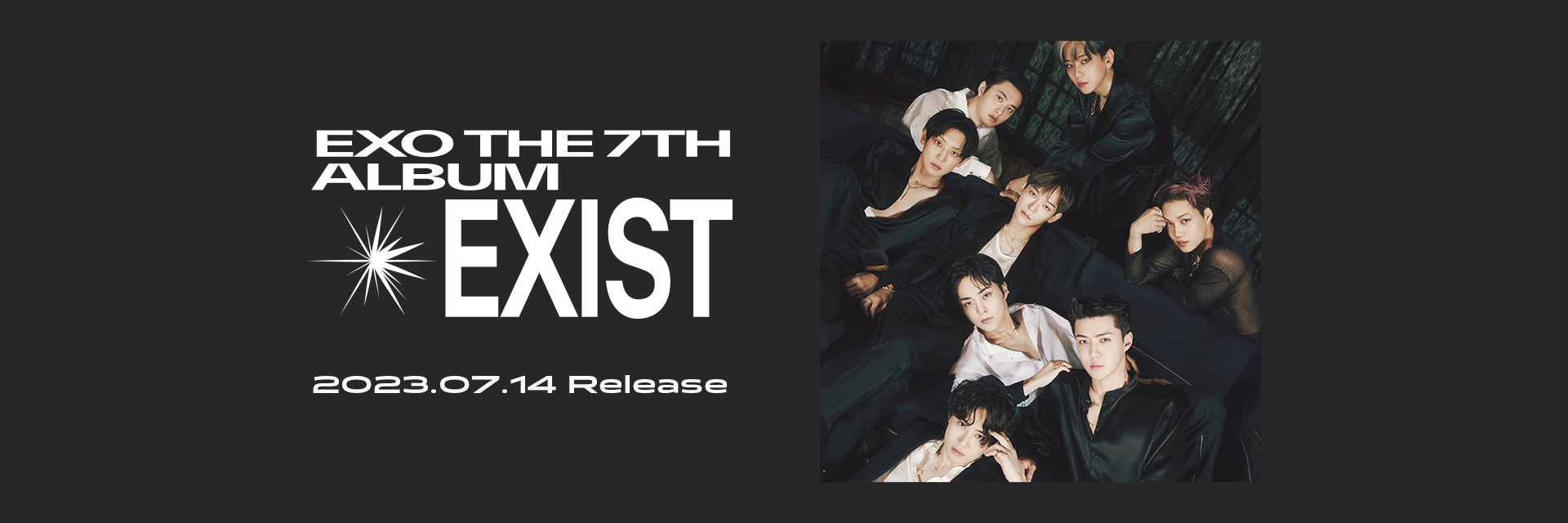 EXO The 7th AlbumeEXISTf2023.07.14 Release EXO-L-JAPAN OFFICIAL SHOP / mu-mo SHOPTI