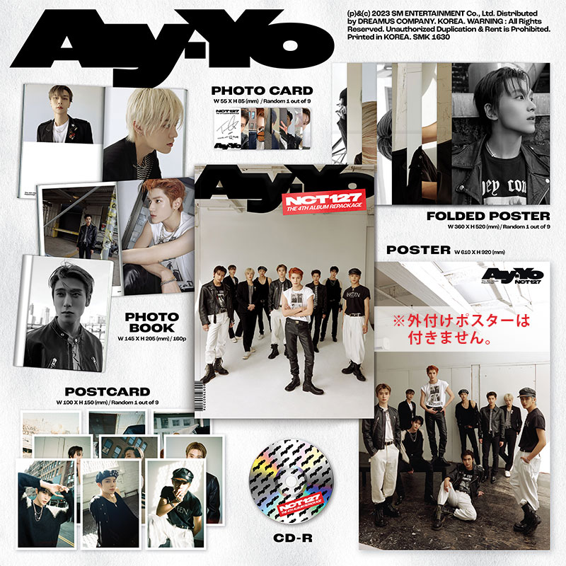 NCT 127 The 4th Album Repackage『Ay-Yo』2023.1.30 On Sale