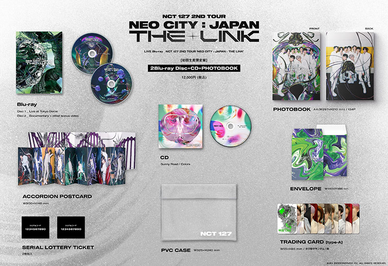NCT 127 2ND TOUR 'NEO CITY : JAPAN - THE LINK' 2Blu-ray Disc+CD+PHOTOBOOK (スマプラ対応)