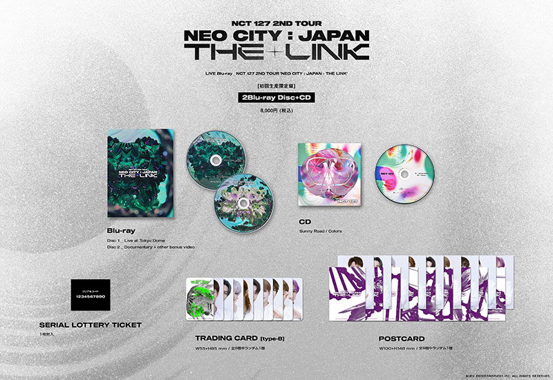 NCT 127 2ND TOUR 'NEO CITY : JAPAN - THE LINK' 2Blu-ray Disc+CD (スマプラ対応)