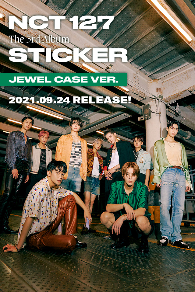 NCT 127 The 3rd Album-'Sticker'【Jewel Case Ver.】2021.09.24 RELEASE！
