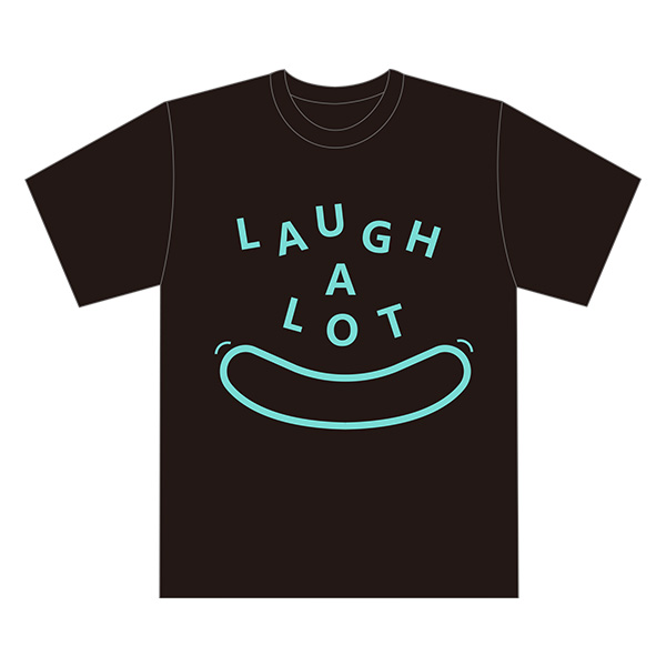 “LAUGH A LOT”Tシャツ