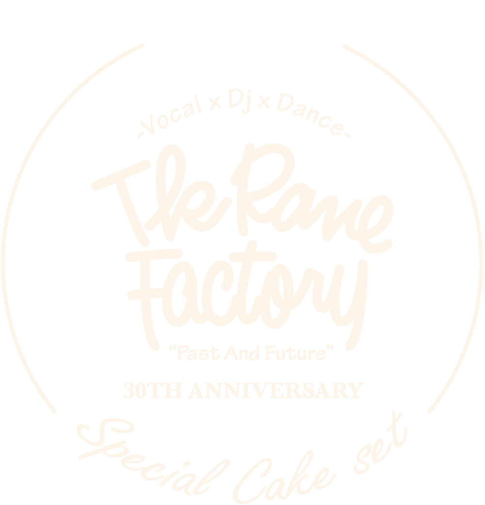 TRF 30th Anniversary Special Cake set